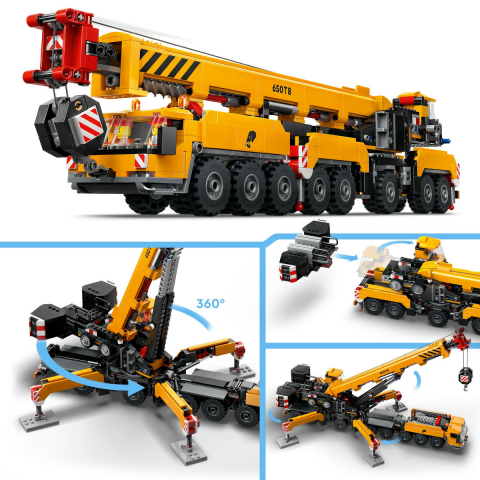 Macara mobila galbena de constructii [7]