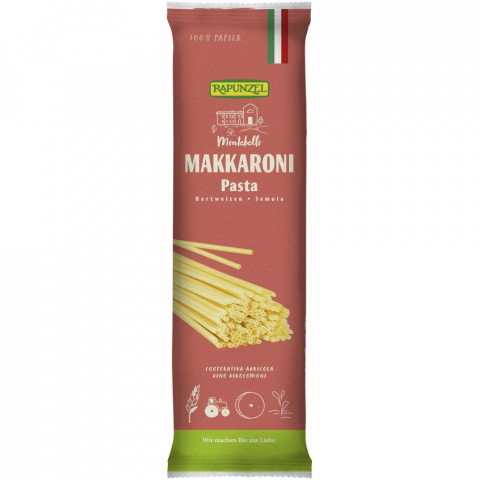 Paste bio din grau - Macaroane semola bio