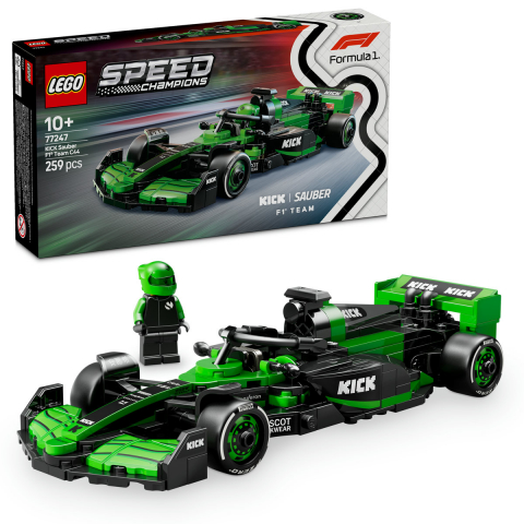 LEGO Speed Champions - Masina de curse KICK Sauber F1® Team C44