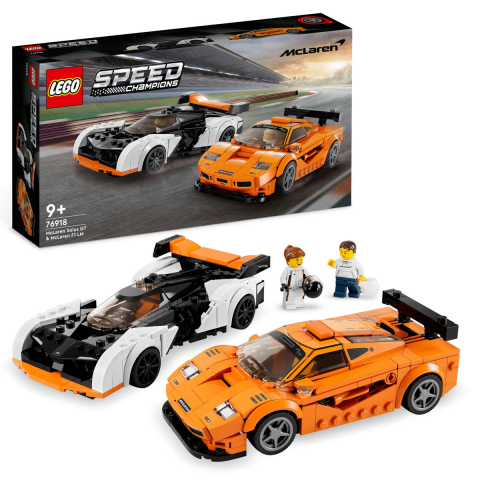 LEGO Speed Champions - McLaren Solus GT și McLaren F1 LM