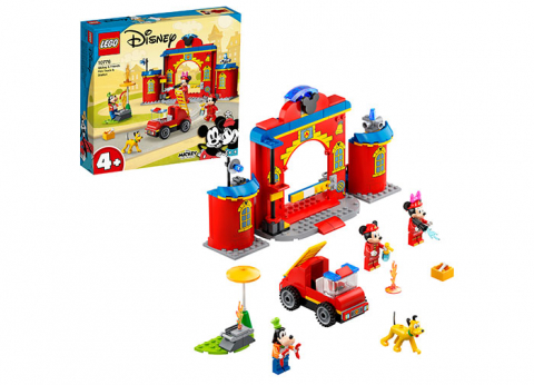 LEGO Disney - Mickey si prietenii: Statia si camionul de pompieri