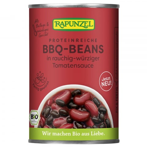 Legume bio in conserva - Mix bio de fasole BBQ in sos de rosii