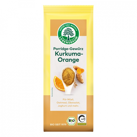 Condimente bio - Mix de condimente bio pentru terci cu curcuma si portocala
