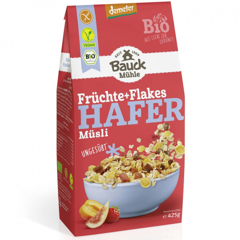 Musli bio - Musli bio cu fructe si fulgi, fara gluten, demeter