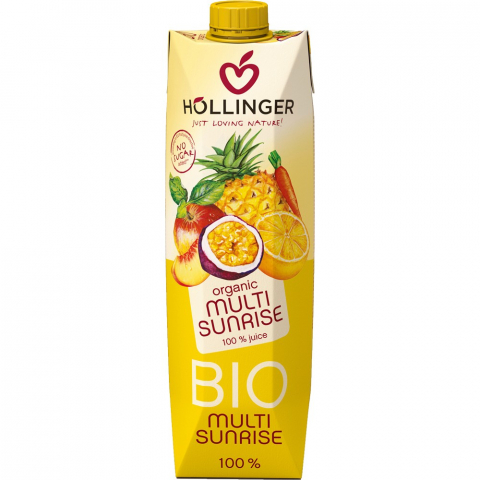 Sucuri din fructe si legume bio - Nectar multifruct sunrise