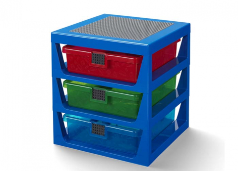 Cutii depozitare - Organizator LEGO cu trei sertare