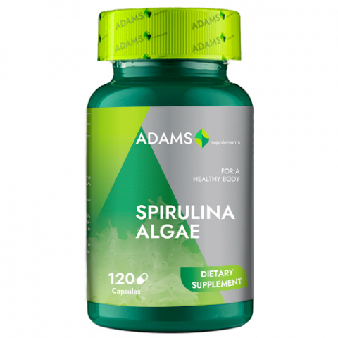 Vitamine si Suplimente - Pachet Alga Spirulina 400mg 300tab. Adams