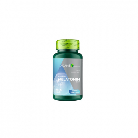 Vitamine si Suplimente - Pachet Melatonina 3mg. 50tab + 50tab GRATUIT. Adams