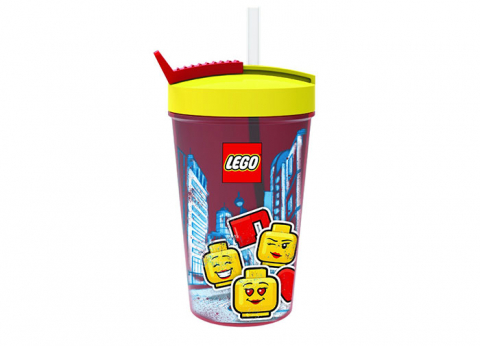 LEGO - Pahar LEGO Iconic cu pai