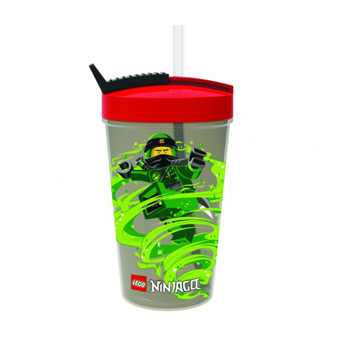 LEGO - Pahar LEGO Ninjago cu pai
