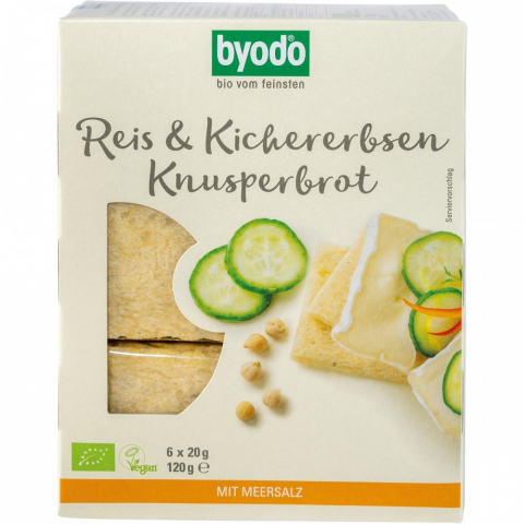 Produse BIO - Paine bio crocanta cu orez si naut fara gluten