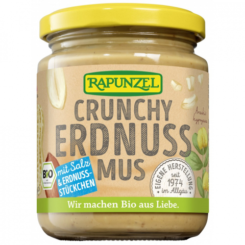 Creme bio din nuci si alune - Pasta de arahide crocanta cu sare