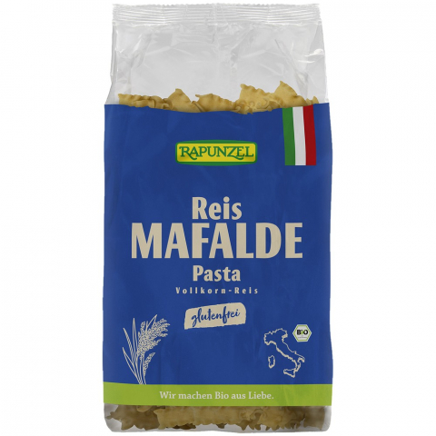 Paste bio fara gluten - Paste bio mafalde din orez integral, fara gluten