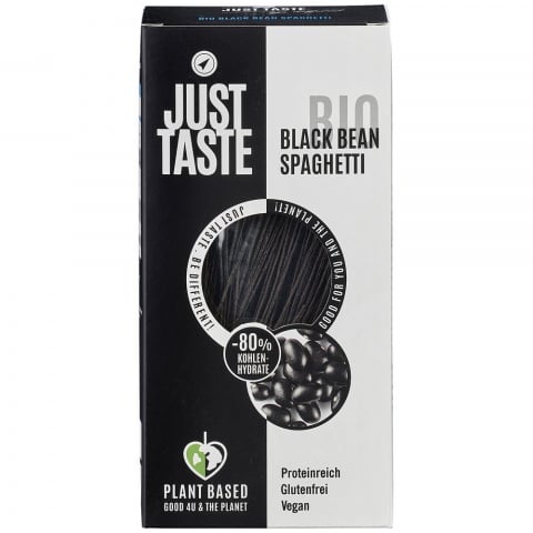 Paste bio fara gluten - Paste proteice bio, spaghete din fasole neagra, fara gluten