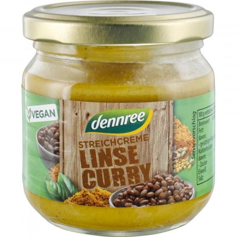 Pateu bio si creme vegetale - Pate vegetal eco cu linte si curry