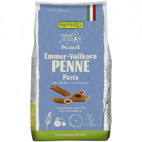 Produse BIO - Penne emmer integrale ecologice