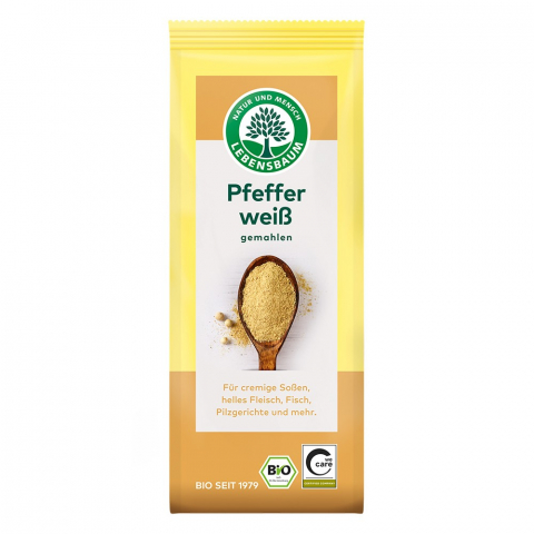 Condimente bio - Piper alb măcinat ecologic