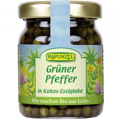 Condimente bio - Piper verde in saramura bio