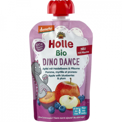 Produse BIO - Piure bio de mere cu afine si prune pentru copii, +6 luni