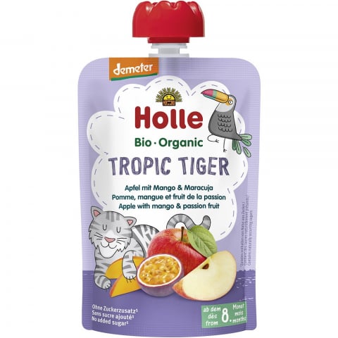Produse BIO - Piure bio de mere cu mango si fructul pasiunii pentru copii, +8 luni