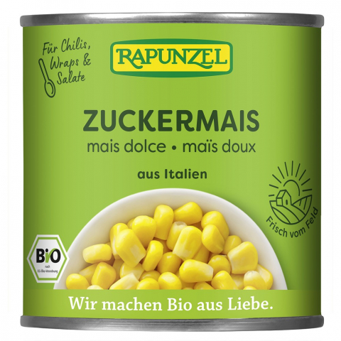 Legume bio in conserva - Porumb bio dulce la conserva