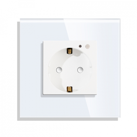 Priza Inteligenta cu Protocol Zigbee si Monitorizare Consum cu Rama Din Sticla LUXION [1]