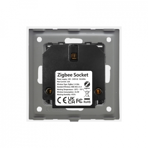 Priza Inteligenta cu Protocol Zigbee si Monitorizare Consum cu Rama Din Sticla LUXION [3]
