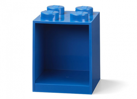 Decoratiuni si accesorii - Raft Caramida LEGO 2x2 - Albastru