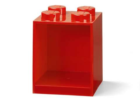 Decoratiuni si accesorii - Raft Caramida LEGO 2x2 - Rosu