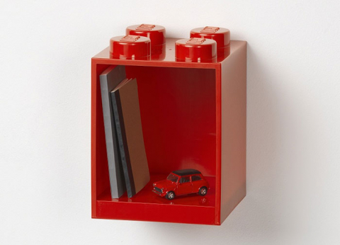 Raft Caramida LEGO 2x2 - Rosu [1]