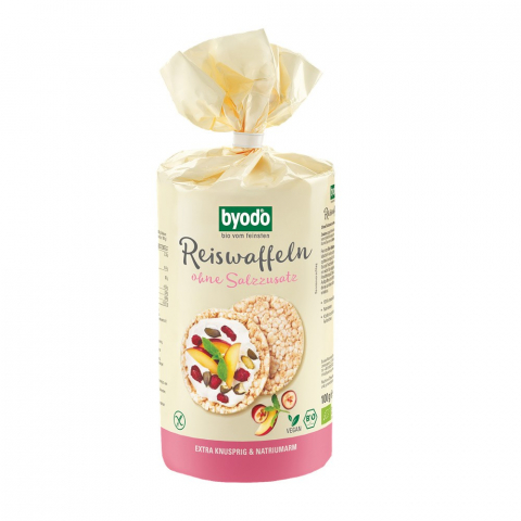 Cereale bio expandate - Rondele bio din orez expandat fara sare fara gluten