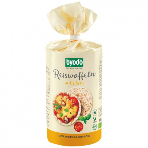 Cereale bio expandate - Rondele din orez si mei fara gluten