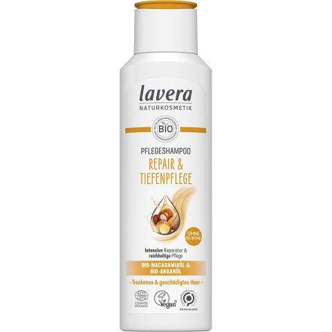 Produse BIO - Sampon pentru ingrijire si reparare cu ulei bio de macadamia si ulei bio de argan