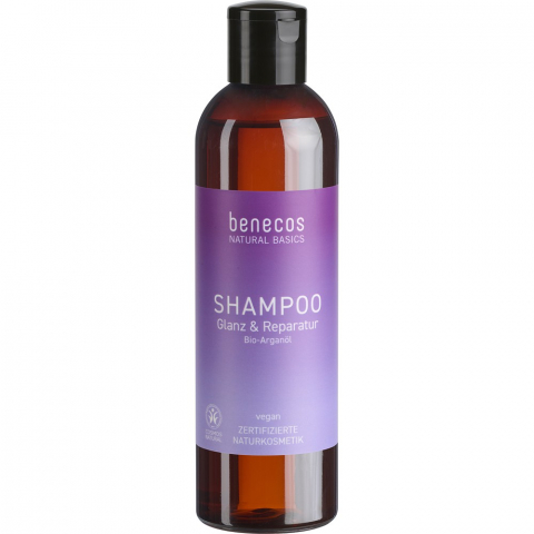 Produse BIO - Sampon pentru stralucirea si repararea parului cu ulei bio de argan