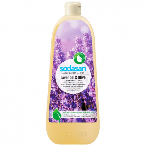 Produse BIO - Sapun lichid cu lavanda si masline bio rezerva reumplere