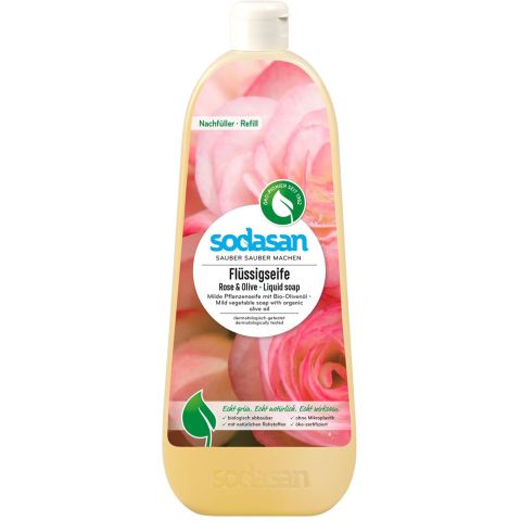 Sapun bio - Sapun lichid cu trandafir si masline bio