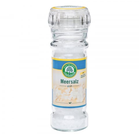 Sare si mixuri de sare - Sare de mare neiodata in rasnita de sticla