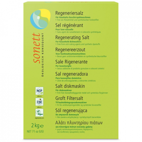 Detergenti bio de vase - Sare regeneranta pentru masina de spalat vase