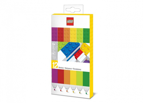 Ghiozdane si rechizite - Set 12 markere LEGO