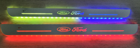 Ornamente auto - Ornament protectie magnetica prag auto FORD