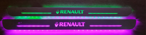 Ornamente auto - Ornament protectie magnetica prag auto RENAULT