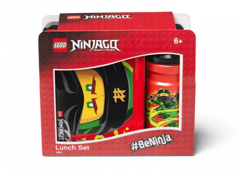 Recipiente alimentare - Set pentru pranz LEGO Ninjago (Negru/Rosu) (40581733)