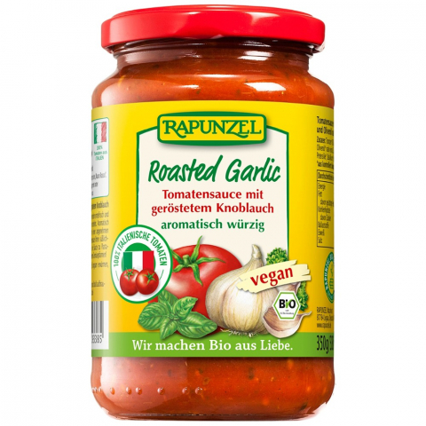 Sosuri bio din tomate - Sos de tomate cu usturoi prajit