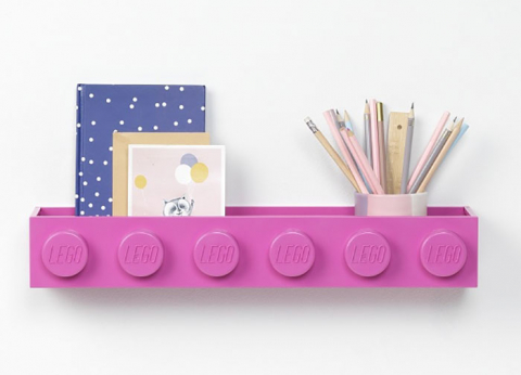 Suport LEGO pentru carti - Roz [1]