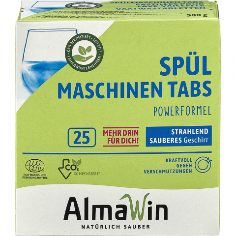 Detergenti bio de vase - Tablete bio pentru masina de spalat vase