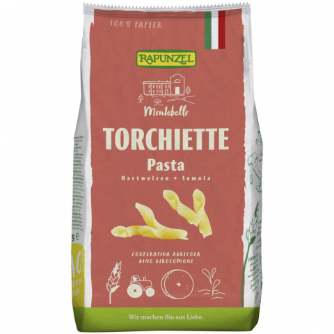 Paste bio din grau - Torchiette semola bio