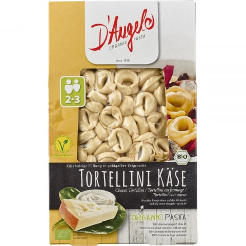 Paste fainoase bio - Tortellini cu umplutura de branza