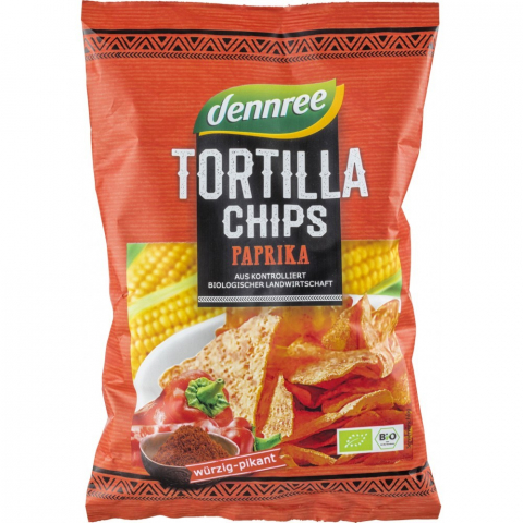 Sticksuri, chipsuri si covrigei - Tortilla chips cu ardei eco