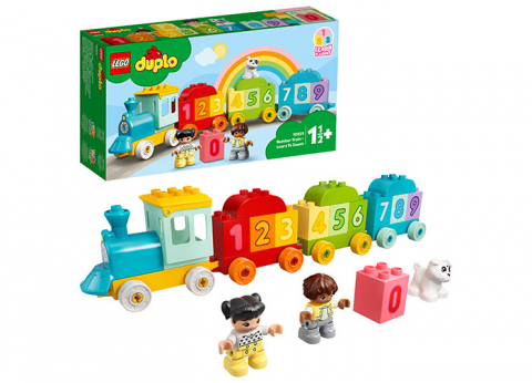 Clever Toys - Trenul cu numere – Invatam sa numaram
