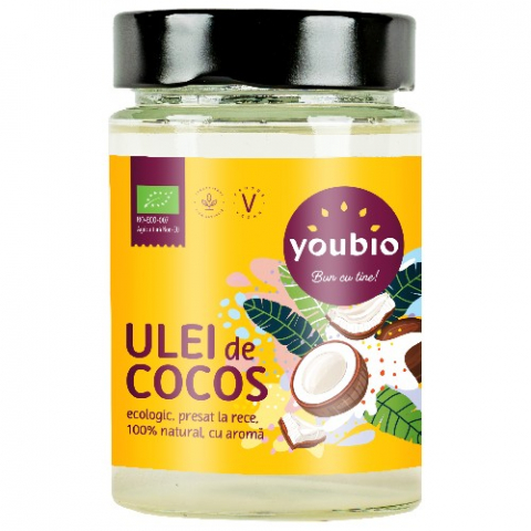 Bacanie - Ulei de Cocos ecologic 330ml. Youbio